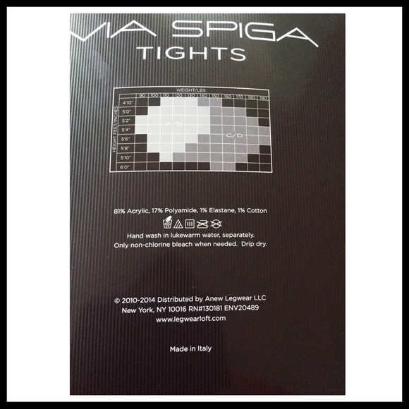 VIA SPIGA BLACK CROCHET LACE SWEATER TIGHTS - Picture 3 of 5